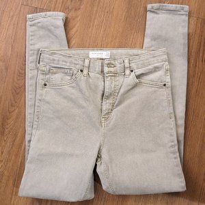 Beige Topshop Jeans Size 32
